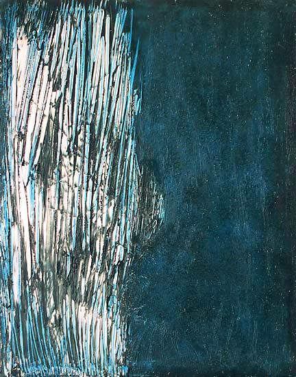 "Violinkonzert im Weltraum",  Acryl, Struktur-, Reliefpaste auf Leinwand,  55x70x5