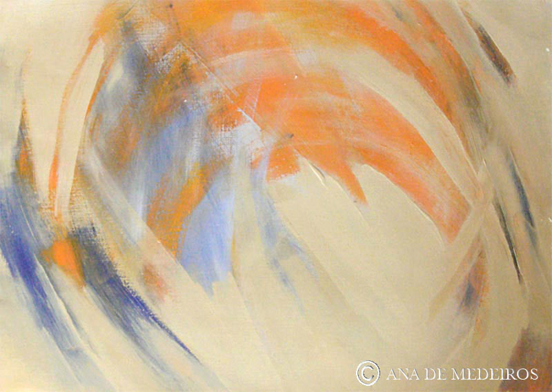 "L'entrèe dans la salle orange"
2007 La chambre des couleurs - La salle orange
Acrílico, sobre tela, 30x4
Copyright © 2010 Ana de Medeiros