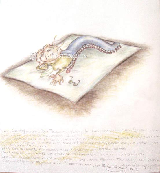 Sr. Centopeio, Ilustração para contos de crianças