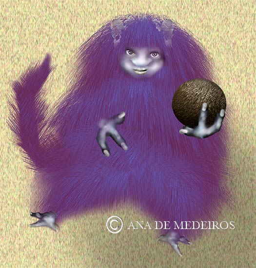 Ein Flumi
Kinderbuch-Illustration; Muffi ein unglückliches Monster
Copyright © 2010 Ana de Medeiros