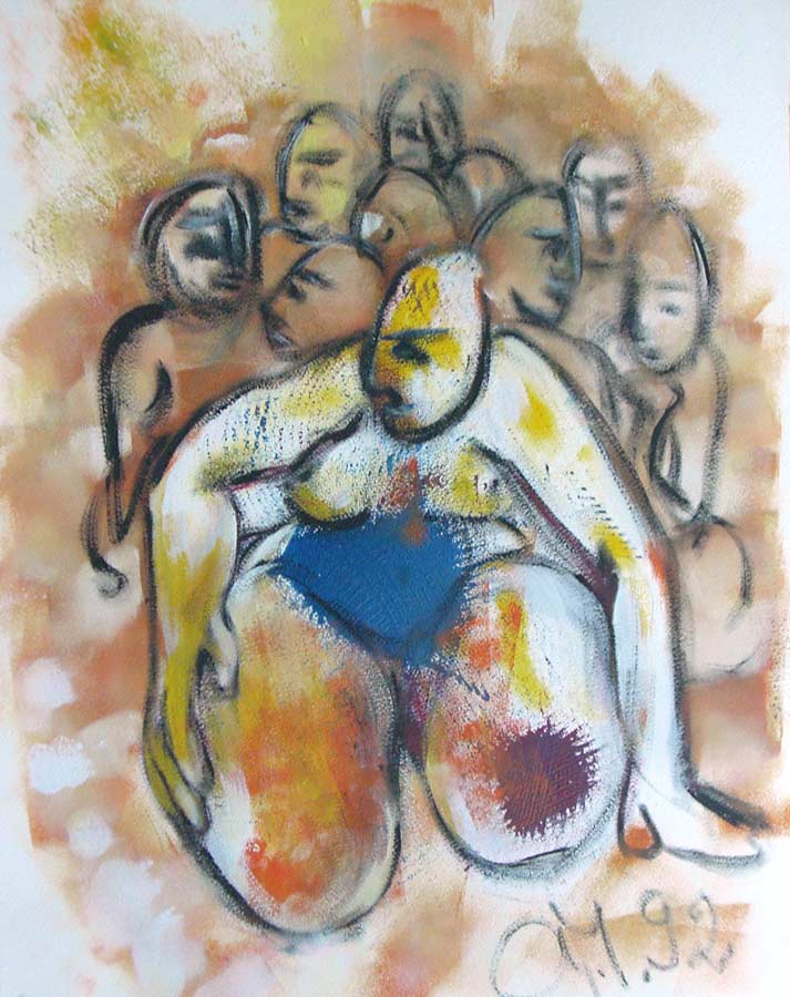 
"Untitled ... 1"
Points of view
1992, Acrylic, pastel, charcoal on paper, 60x80
Copyright © 2010 Ana de Medeiros