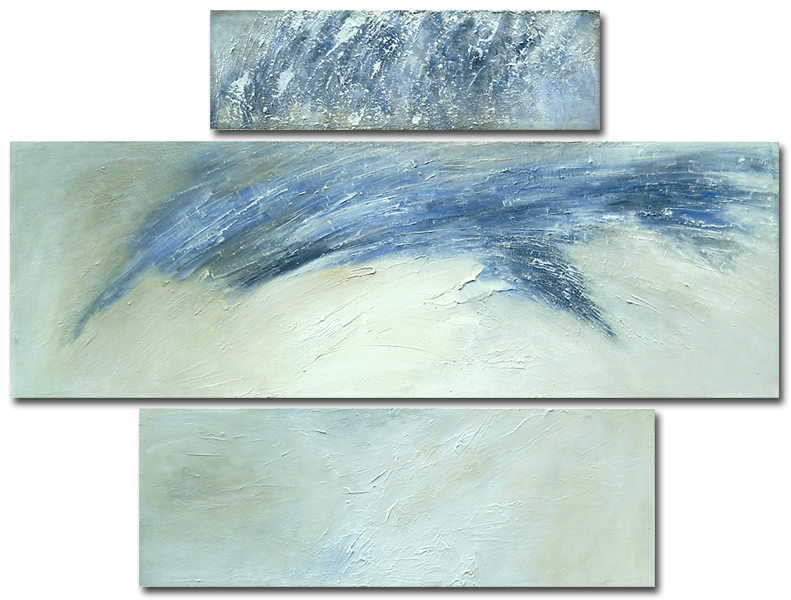 "Inspiration" 90x26x5", "creativitty" 180x57x3,5, "contemplation" 120x40x52, 002 Dissonances, Acrylic on canvas