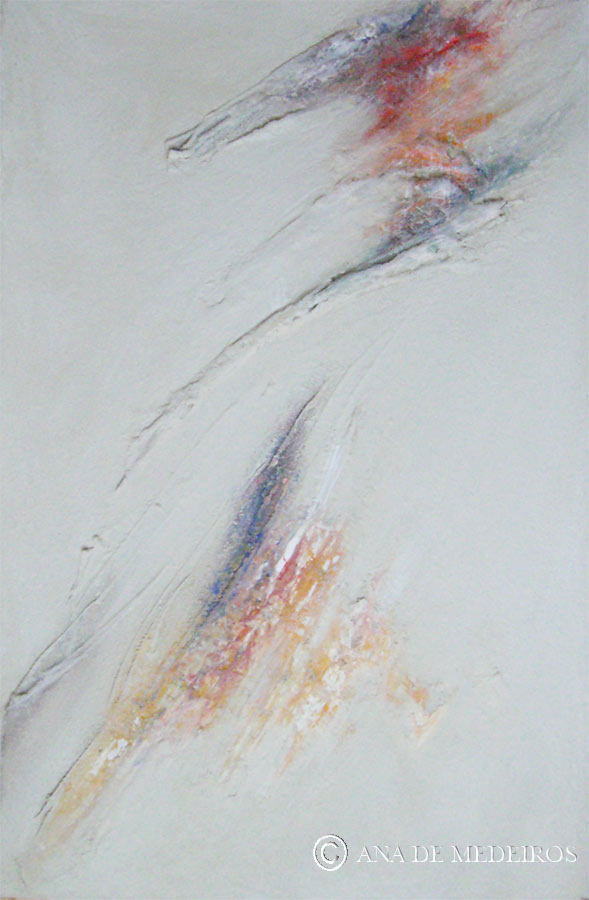 "l'hiver-s'approche" (The winter-approaches)
2007 La chambre des couleurs - Premiers Pas
Acrylic on canvas, 86x53x5